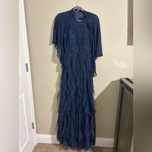 Women’s Formal Dress in Sparkly Navy Size 5